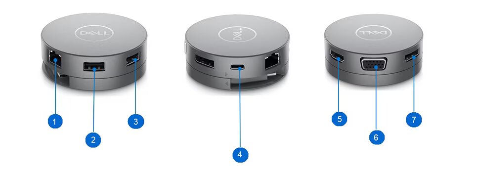 Dell DA310 Adaptateur mobile USB C yaratech.ma 5