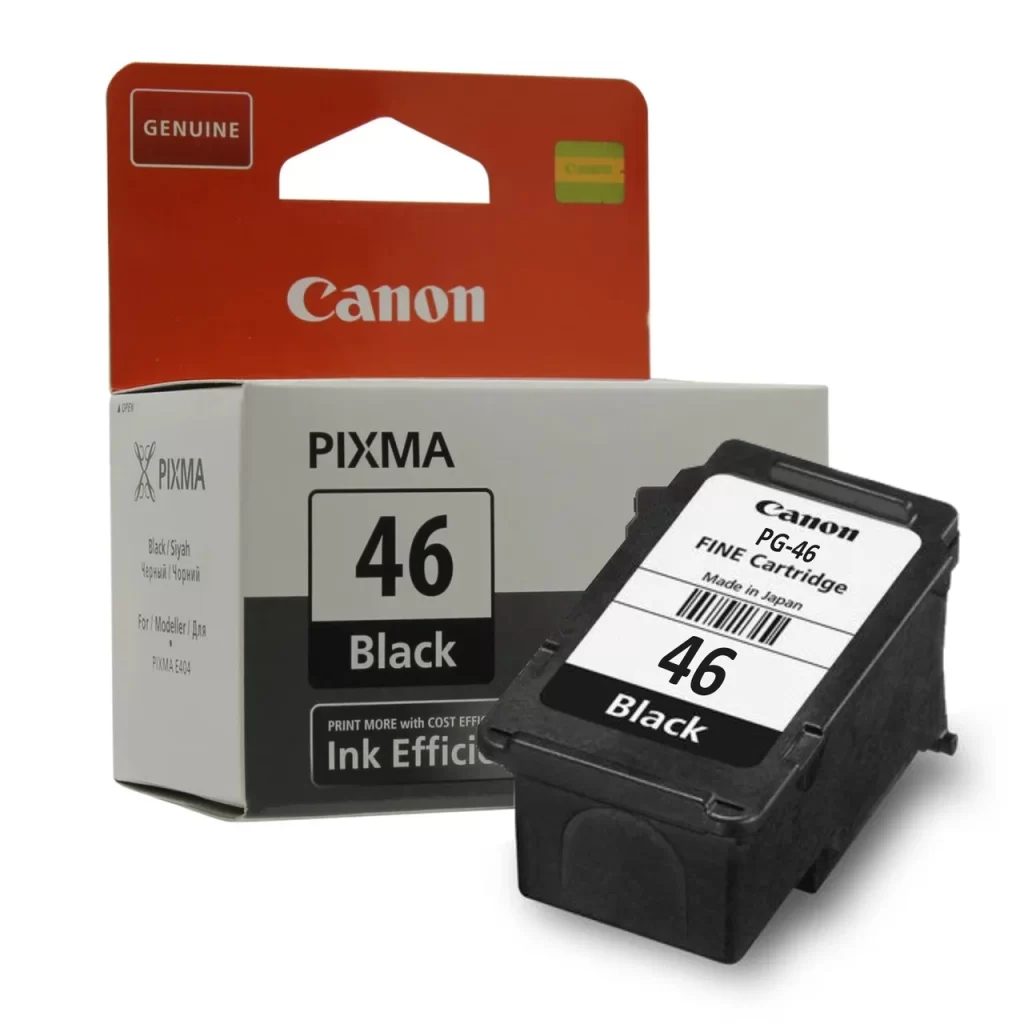 Cartouche d'encre noire Originale Canon PG-46 (9059B001)