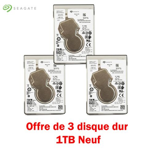 Offre de 3 disque dur 1RK172
