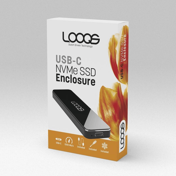 Boitier SSD LOOQS USB C NVMe Prix Maroc yaratech.ma 3