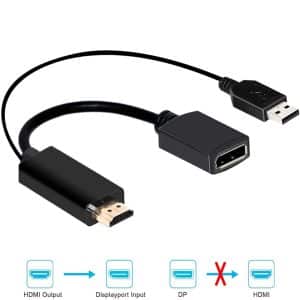Adaptateur HDMI V DP female Prix maroc Yaratech.ma