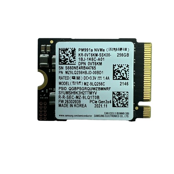 Samsung disque dur SATA 256Go M.2 NVMe 2230