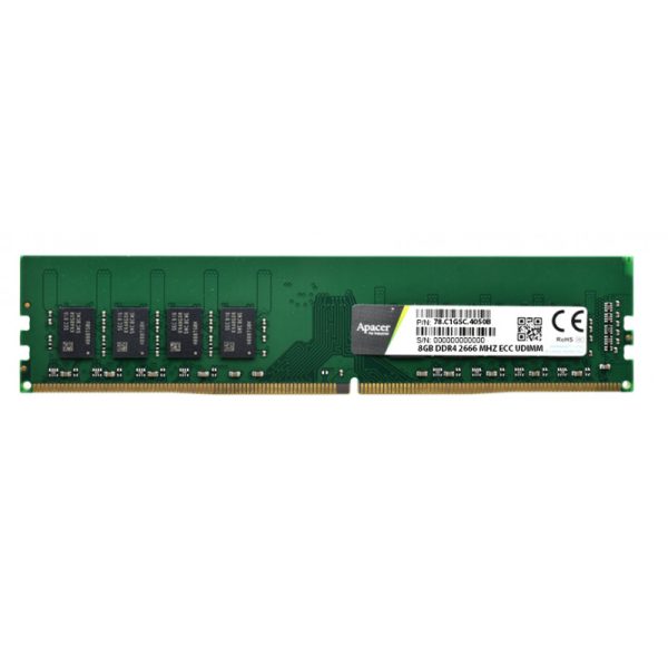 APACER 8GB DDR4 2666MHz UDIMM ECC