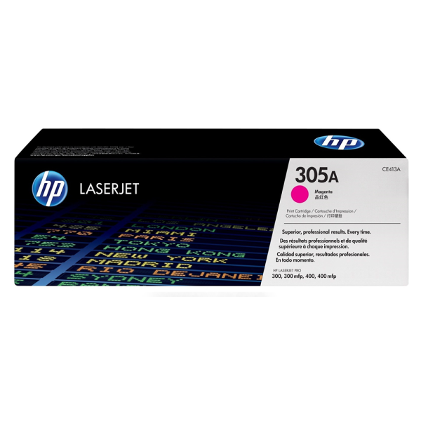 HP 305A Magenta (CE413A) - Toner HP LaserJet d'origine yaratech.ma
