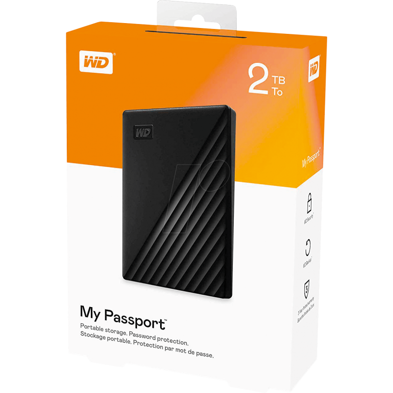 WD My Passport disque dur 2 To